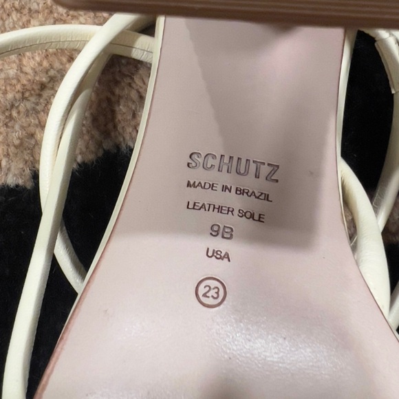 Schutz Ambrielle sandal in Vanilla Ice Nappa leather - Picture 10 of 10
